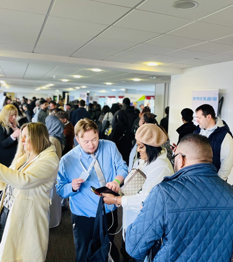 Candidates attending a Jobs Fair