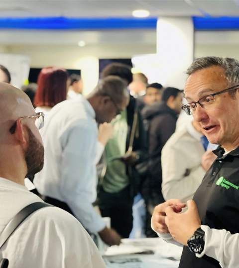 Candidates attending a Jobs Fair