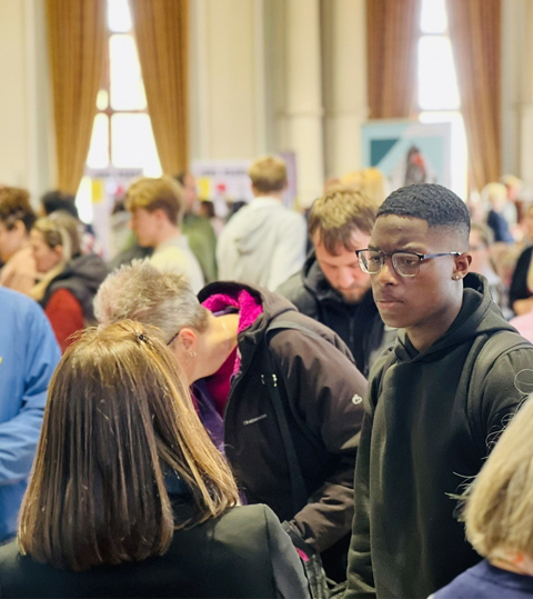 Candidates attending a Jobs Fair