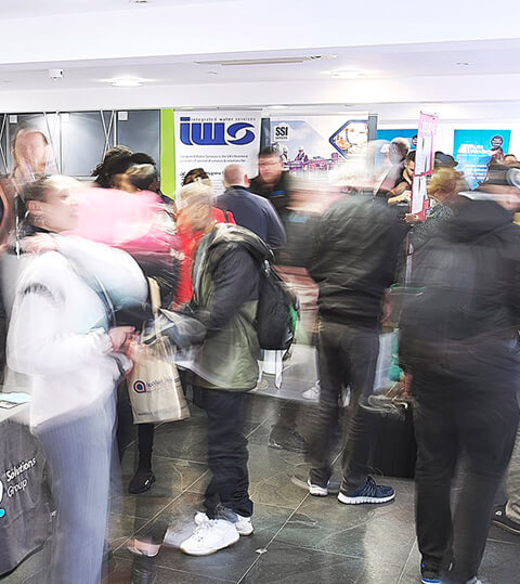 People attending a Jobs Fair