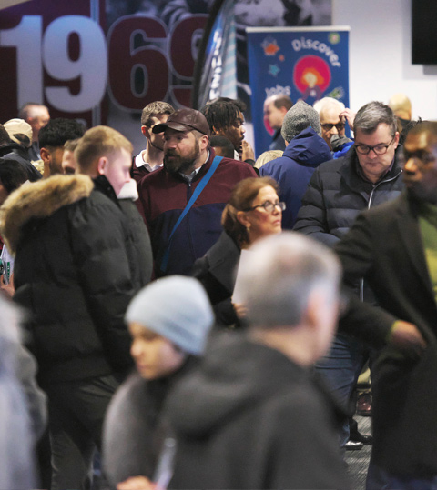 People attending a Jobs Fair