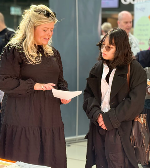 People attending a Jobs Fair