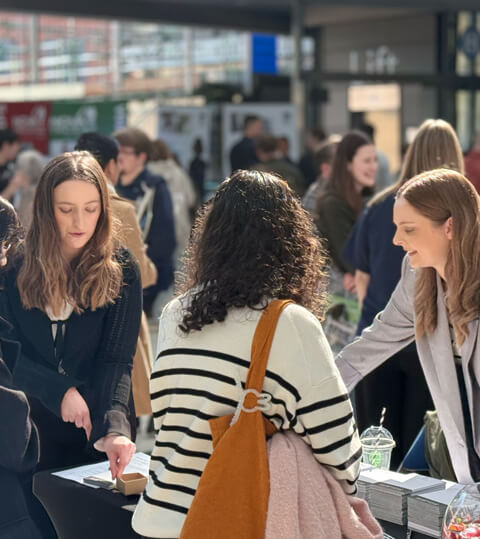 People attending a Jobs Fair