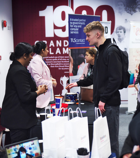 People attending a Jobs Fair