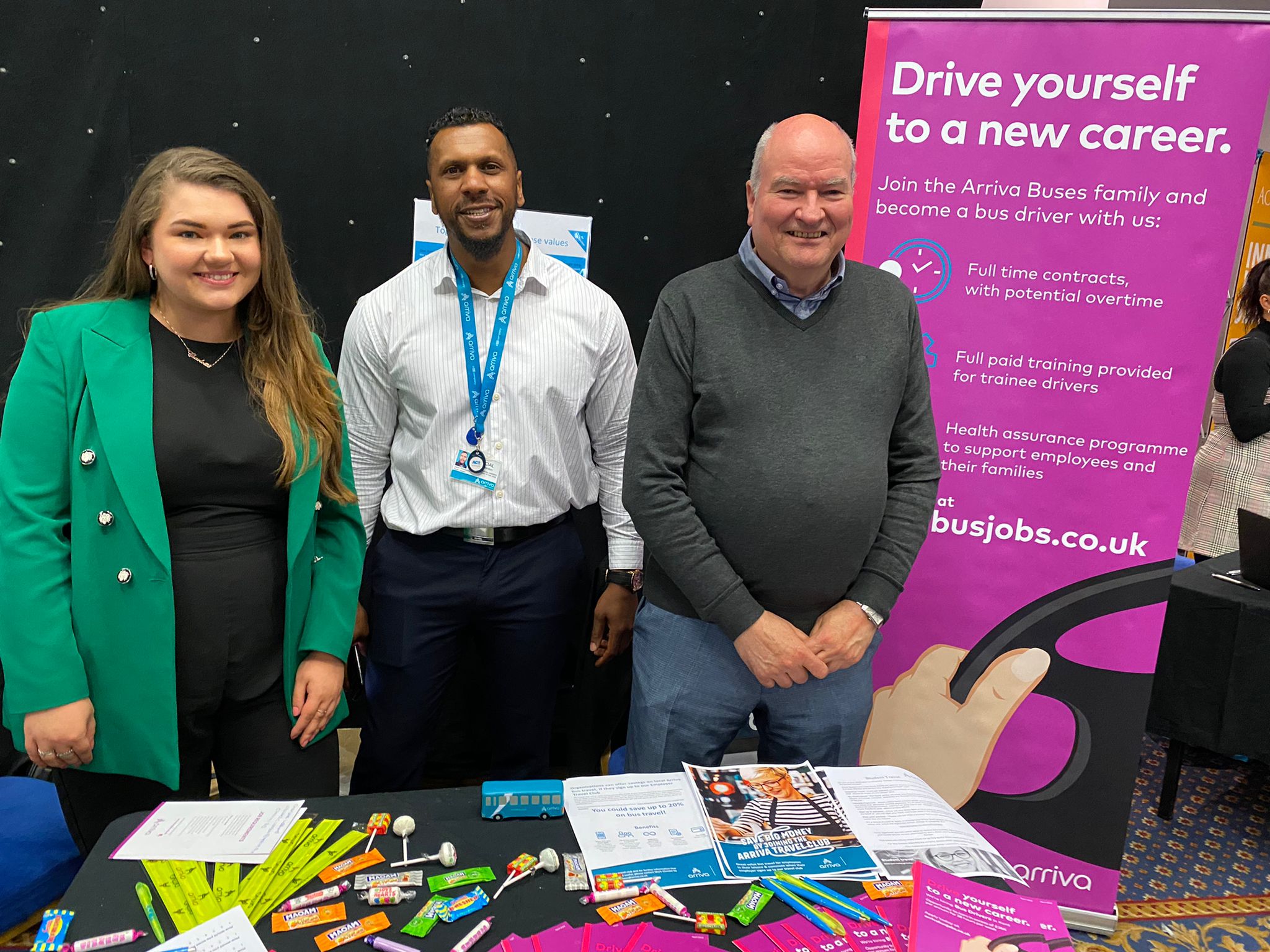 Arriva at our event in Gillingham