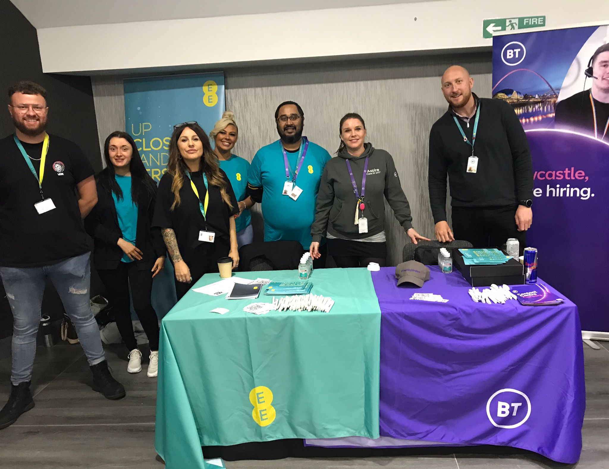 BT/EE at our event in Newcastle