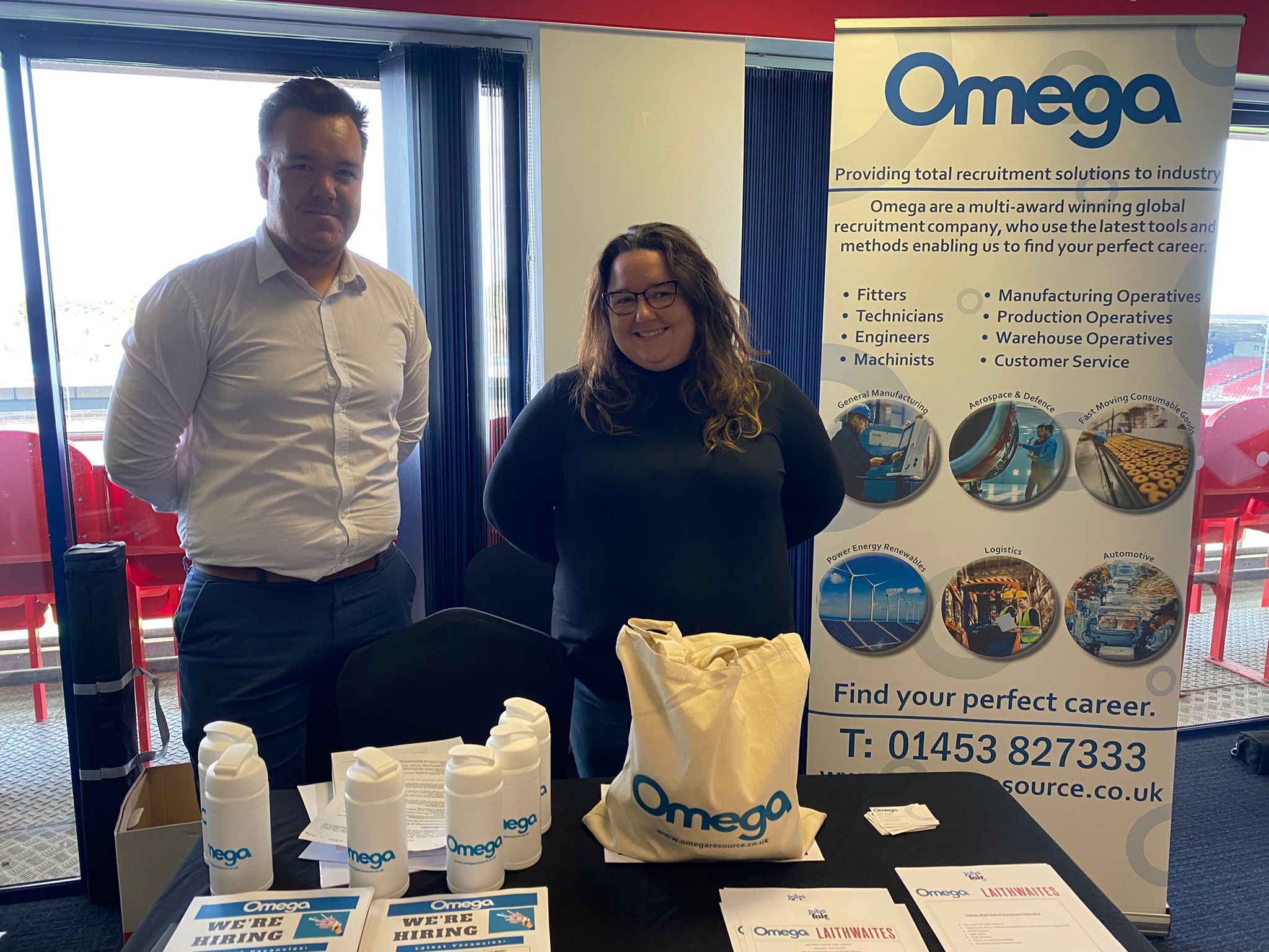 Omega Resource at our event in Gloucester & Cheltenham