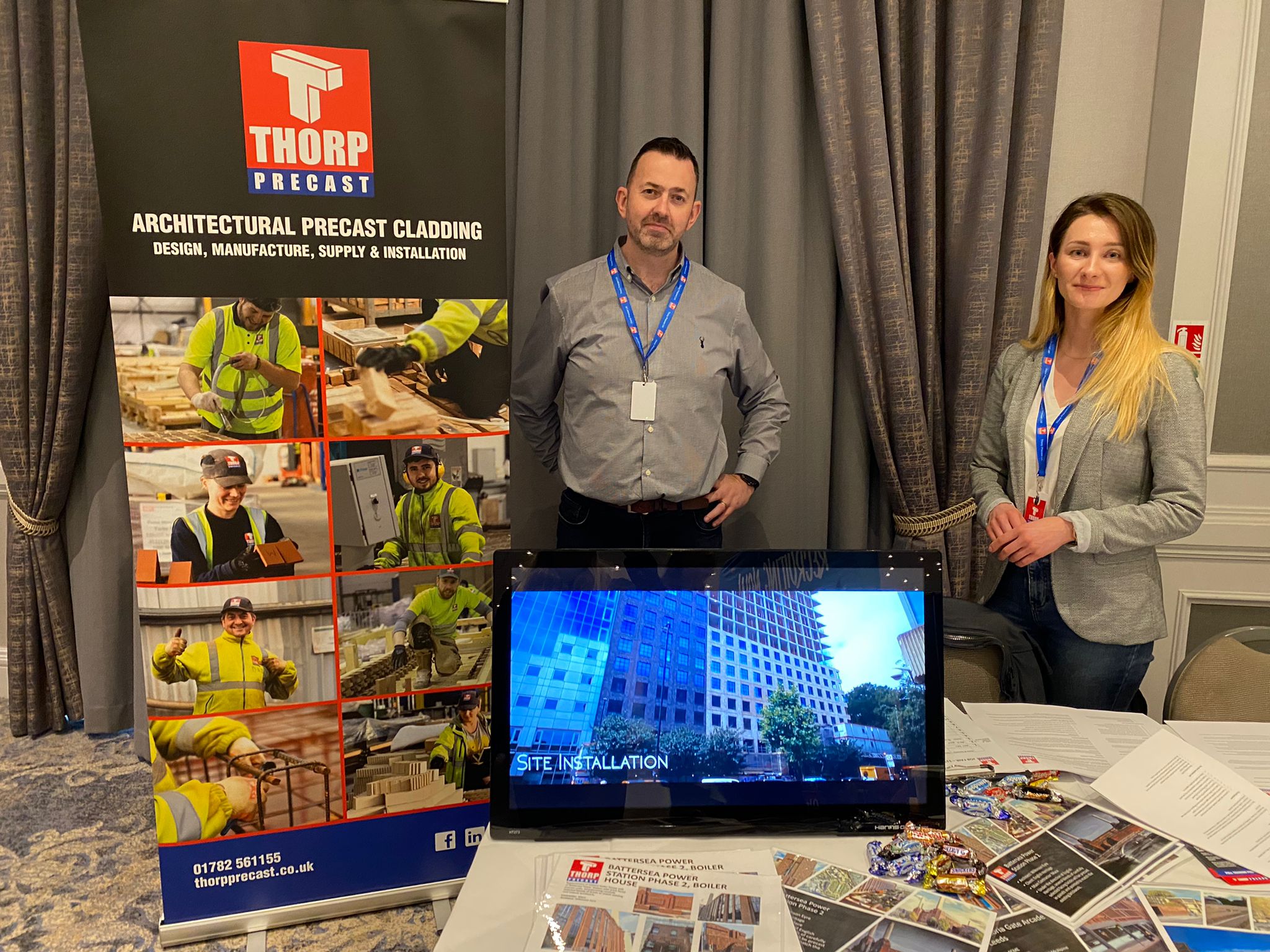 Thorp Precast at our event in Stoke-on-Trent