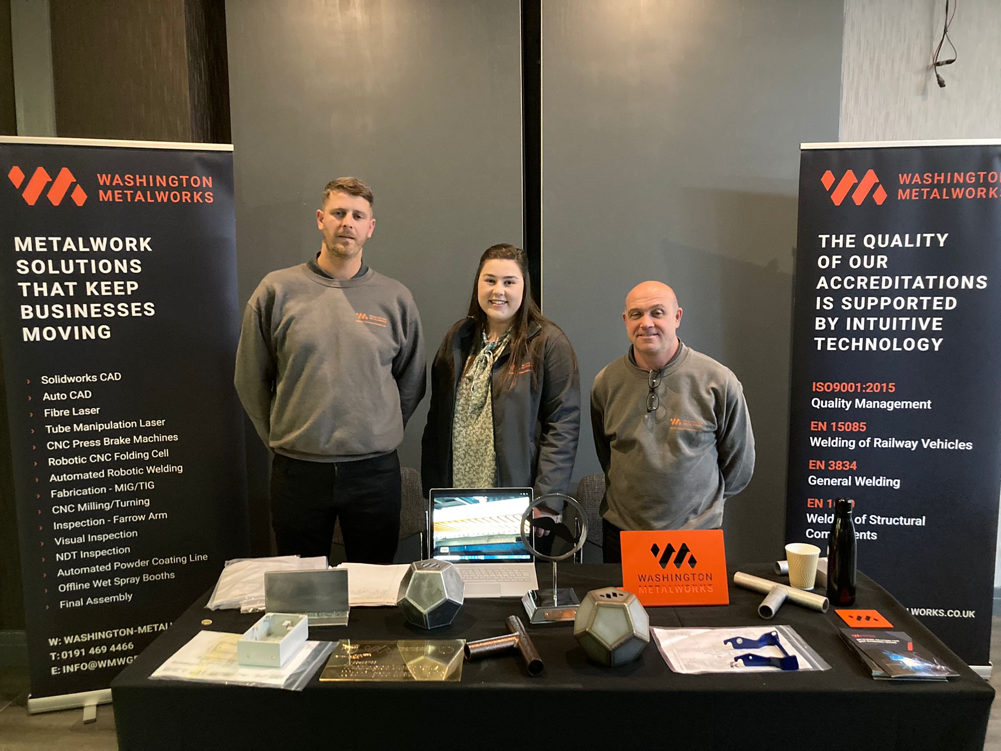 Washington Metalworks at our event in Newcastle