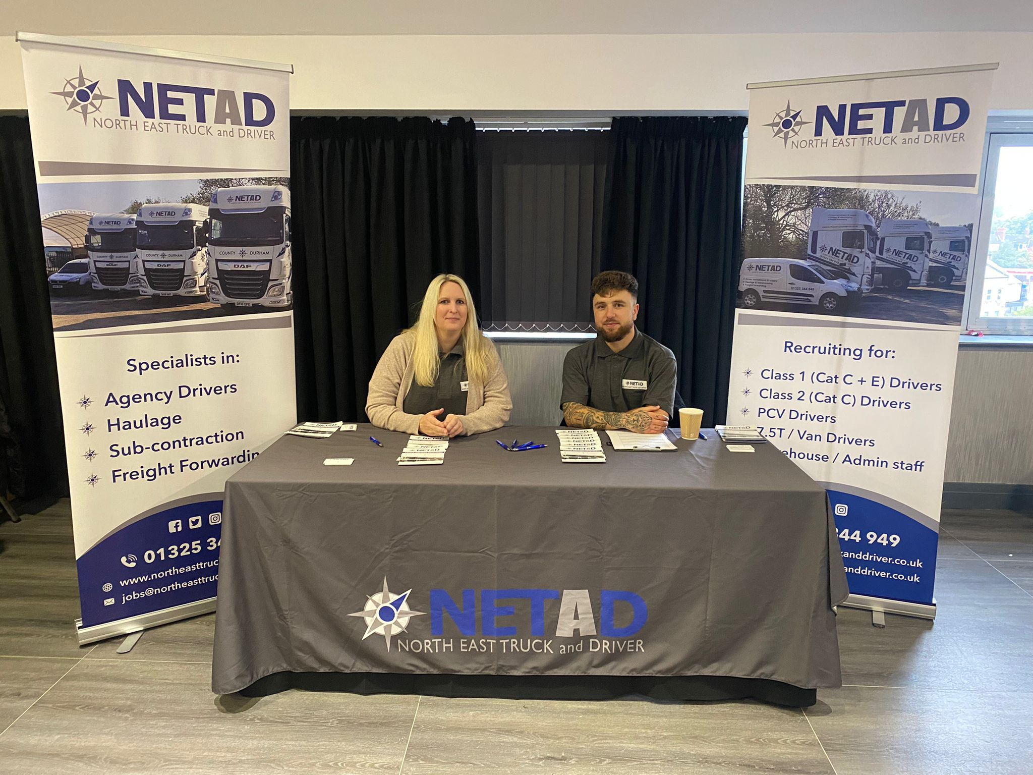 North East Truck and Driver at our event in Newcastle