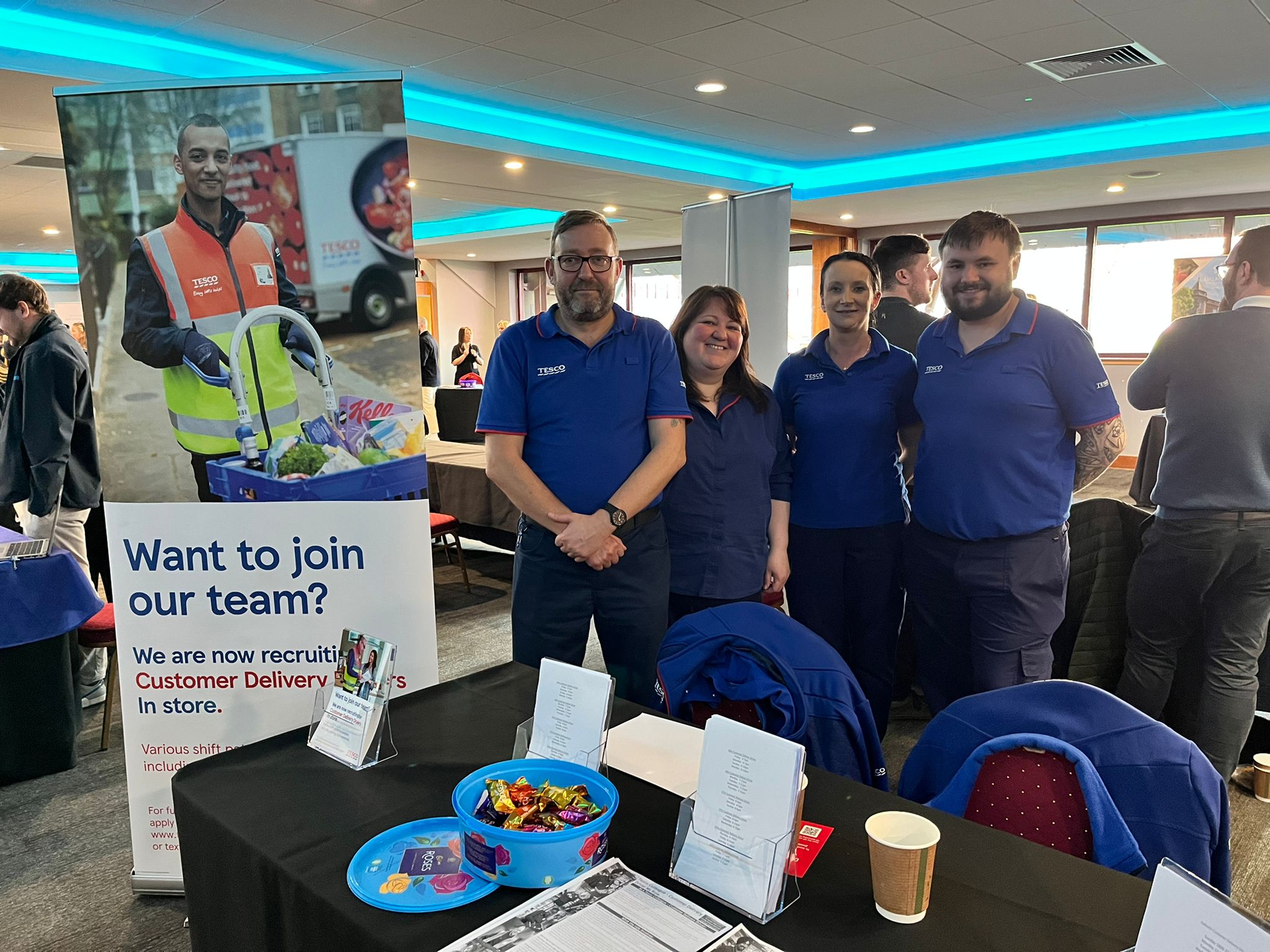 Tesco at our event in Edinburgh