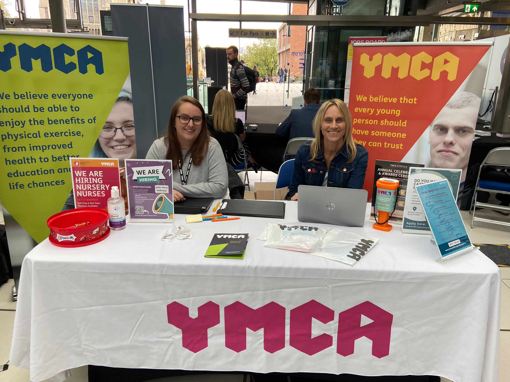 YMCA Norfolk at our event in Norwich