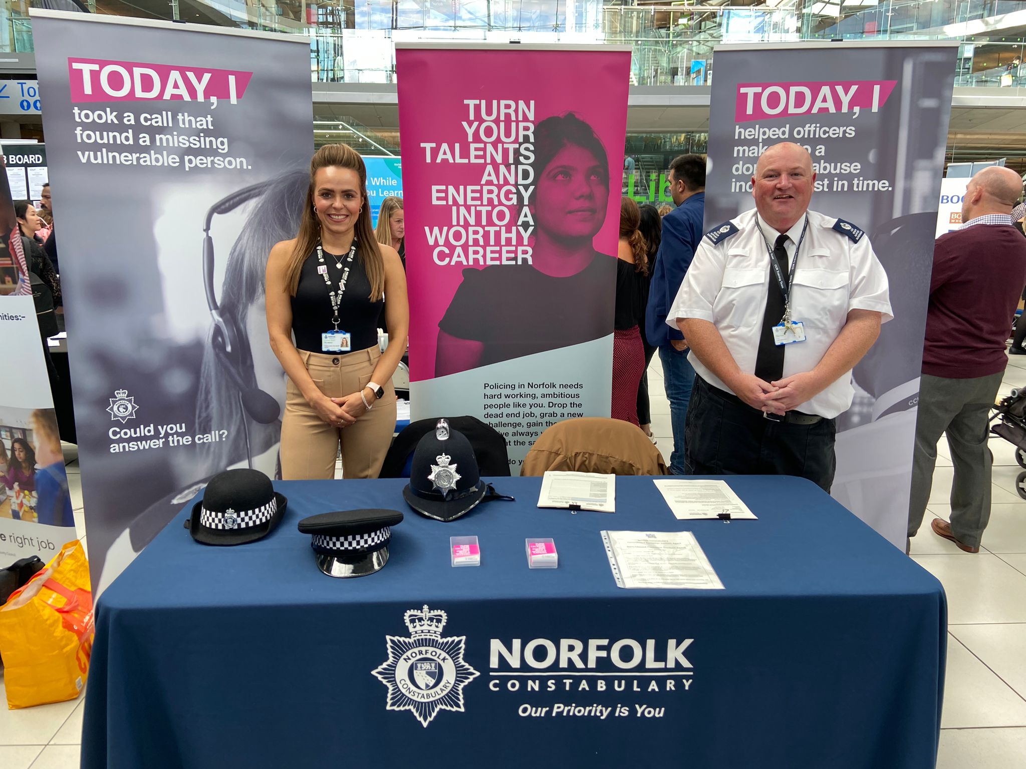 Norfolk Constabulary at our event in Norwich