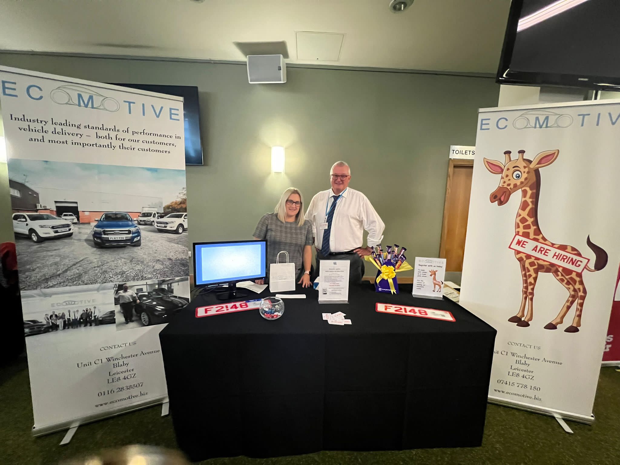 Ecomotive at our event in Leicester