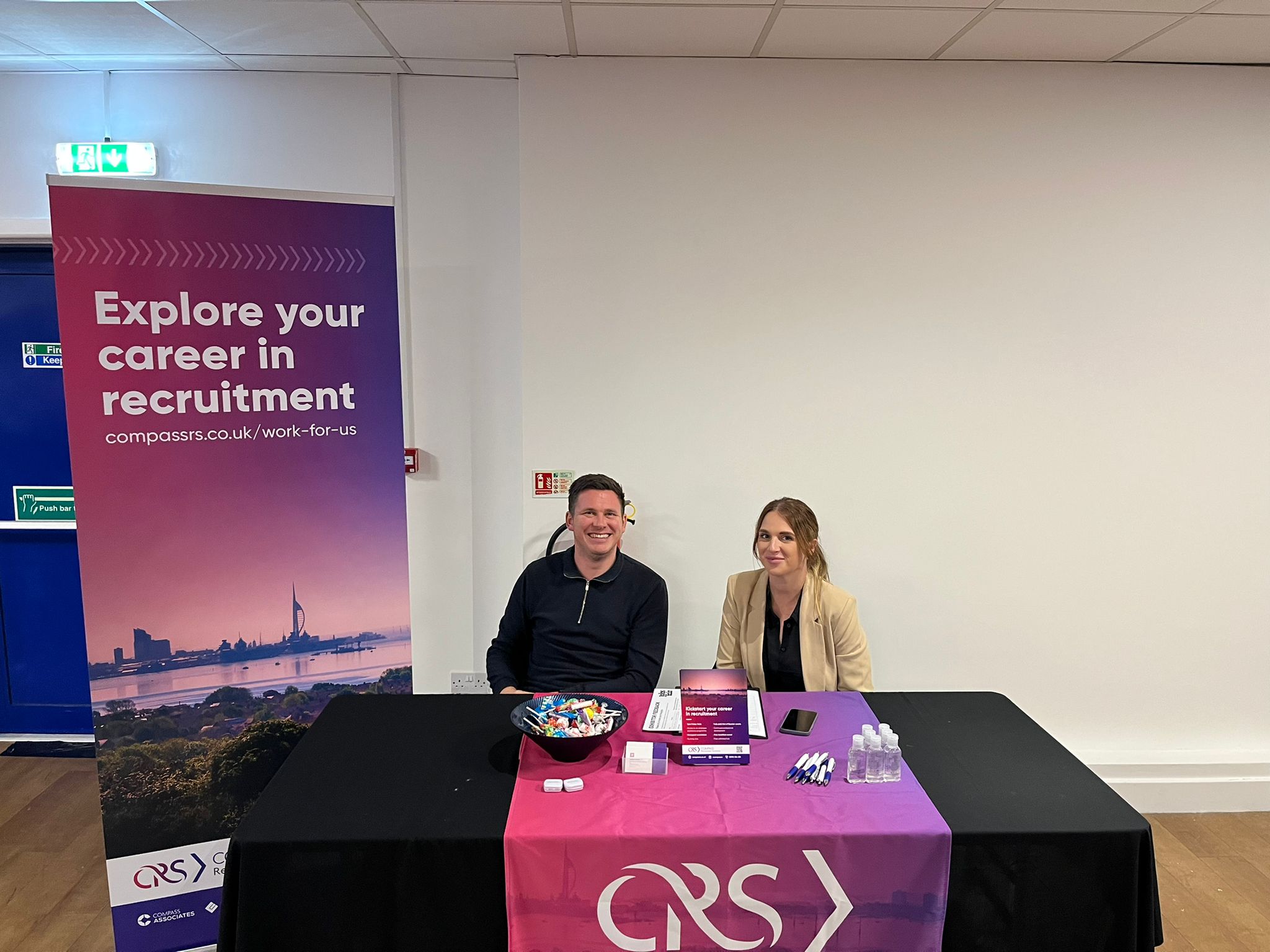 Compass Recruitment Solutions at our event in Portsmouth