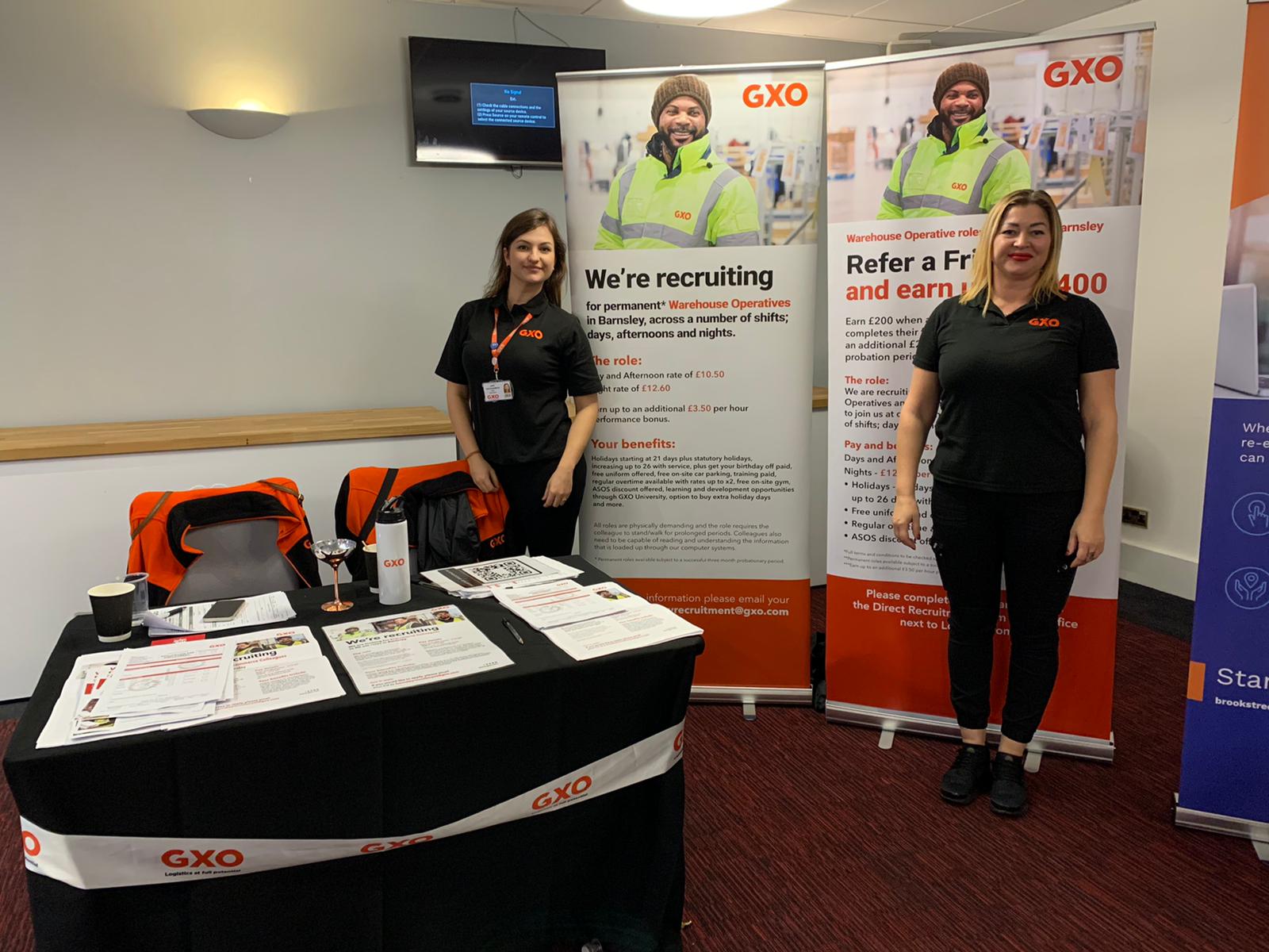 GXO logistics at our event in Sheffield