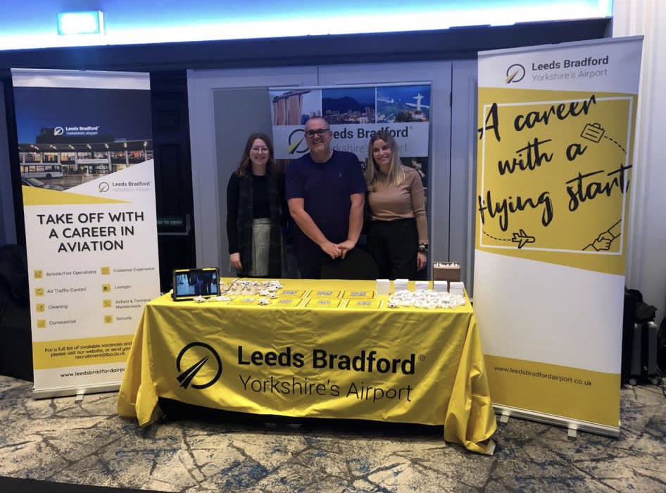 Leeds Bradford Airport at our event in Leeds