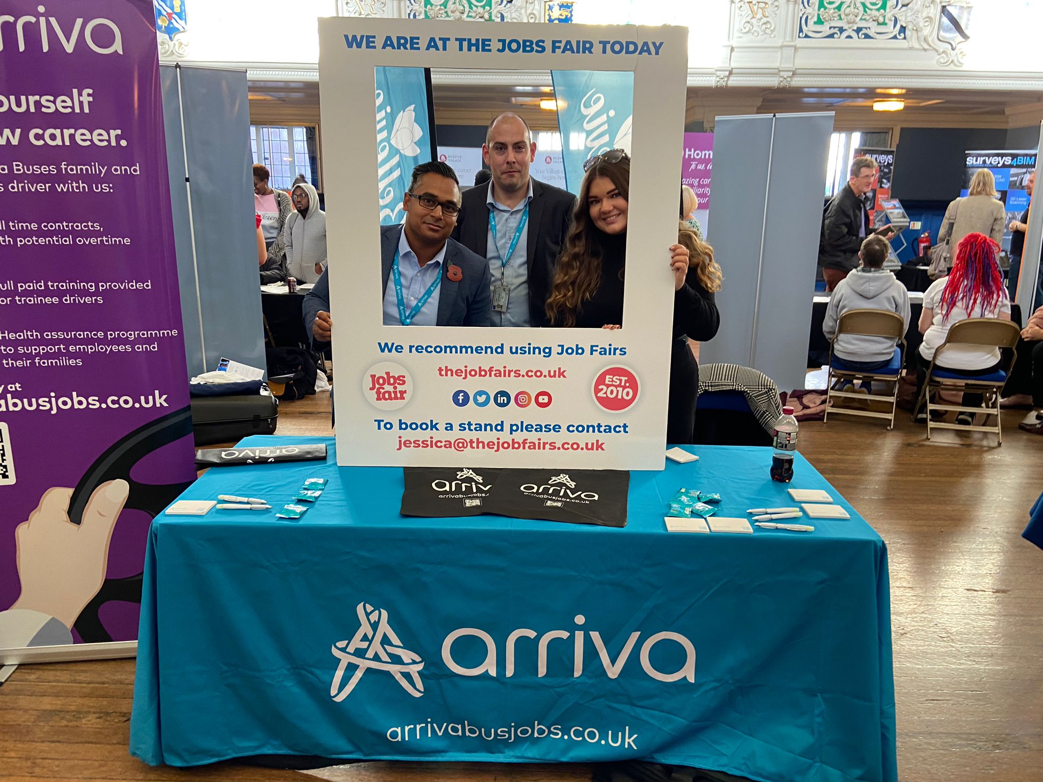 Arriva Bus at our event in Oxford