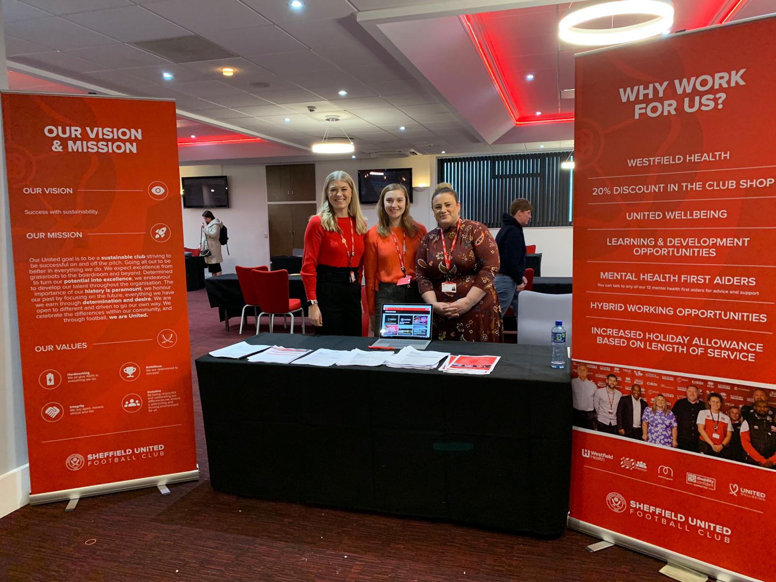 Sheffield United at our event in Sheffield