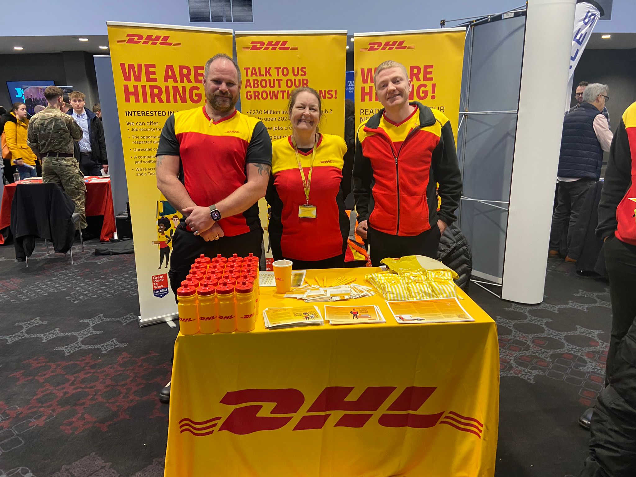 DHL at our event in Bristol