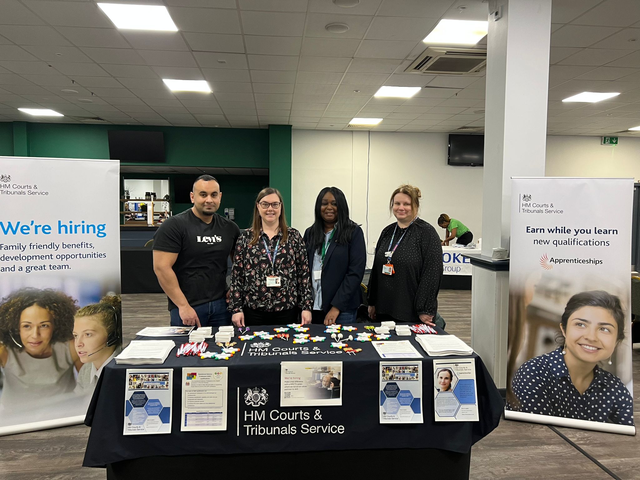 HM Courts & Tribunals Service at our event in Northampton