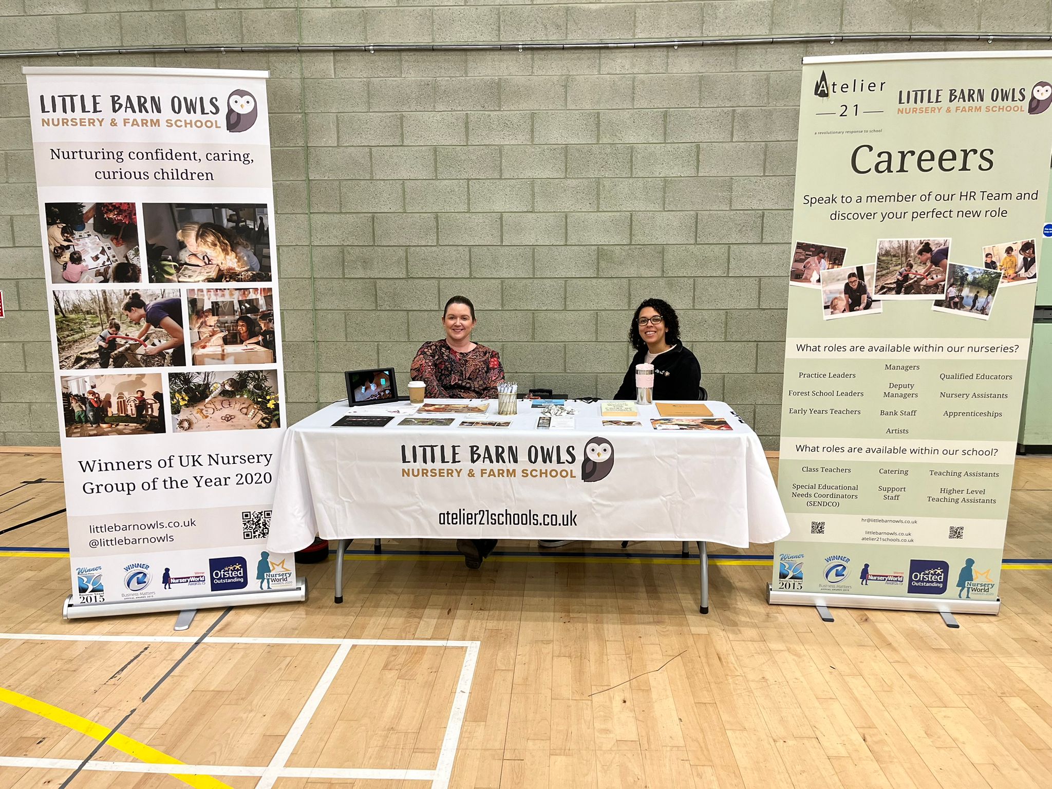 Little Barn Owls at our event in Crawley