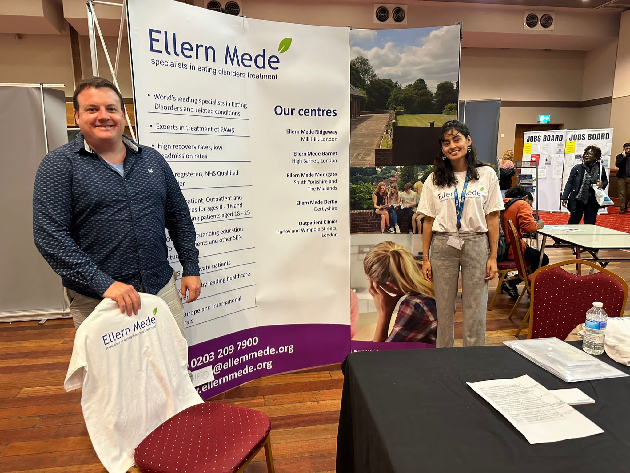 Ellern Mede at our event in Luton