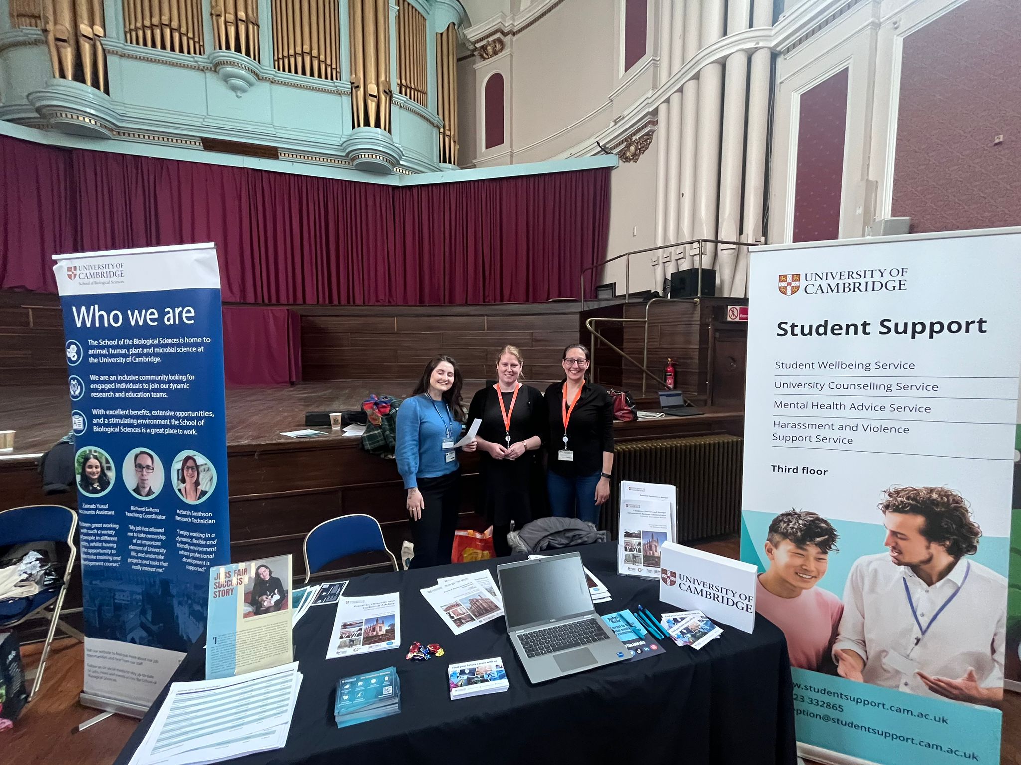 University of Cambridge at our event in Cambridge