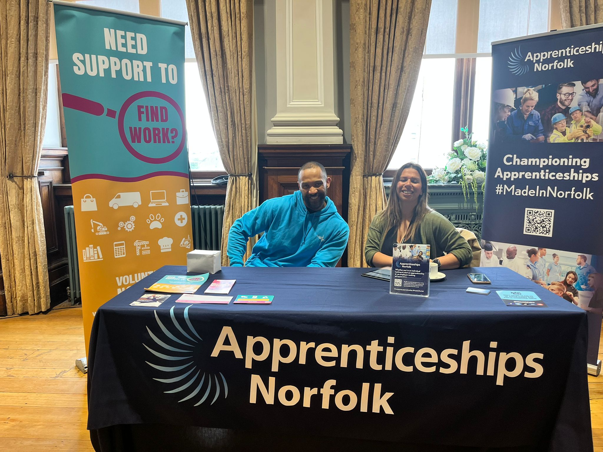 Chances Voluntary Norfolk/Apprenticeships at our event in Great Yarmouth
