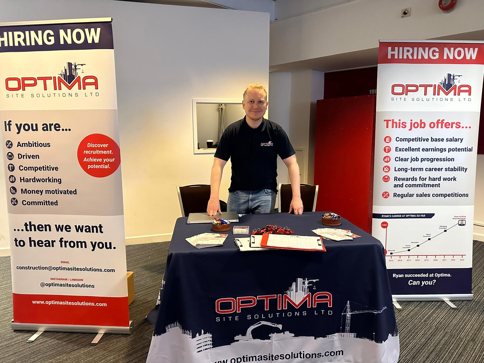 Optima at our event in West London