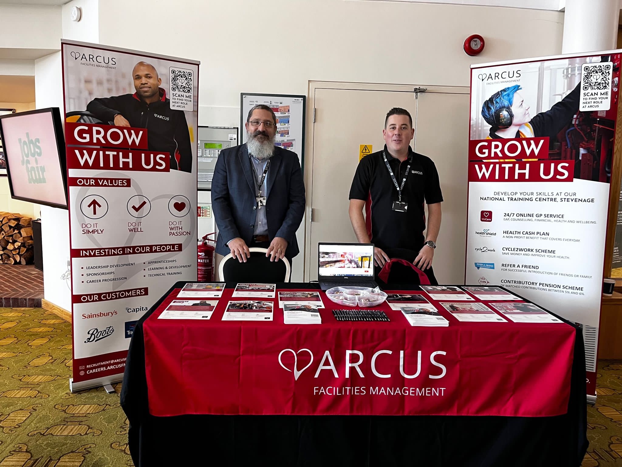 Arcus at our event in Cheltenham & Gloucester