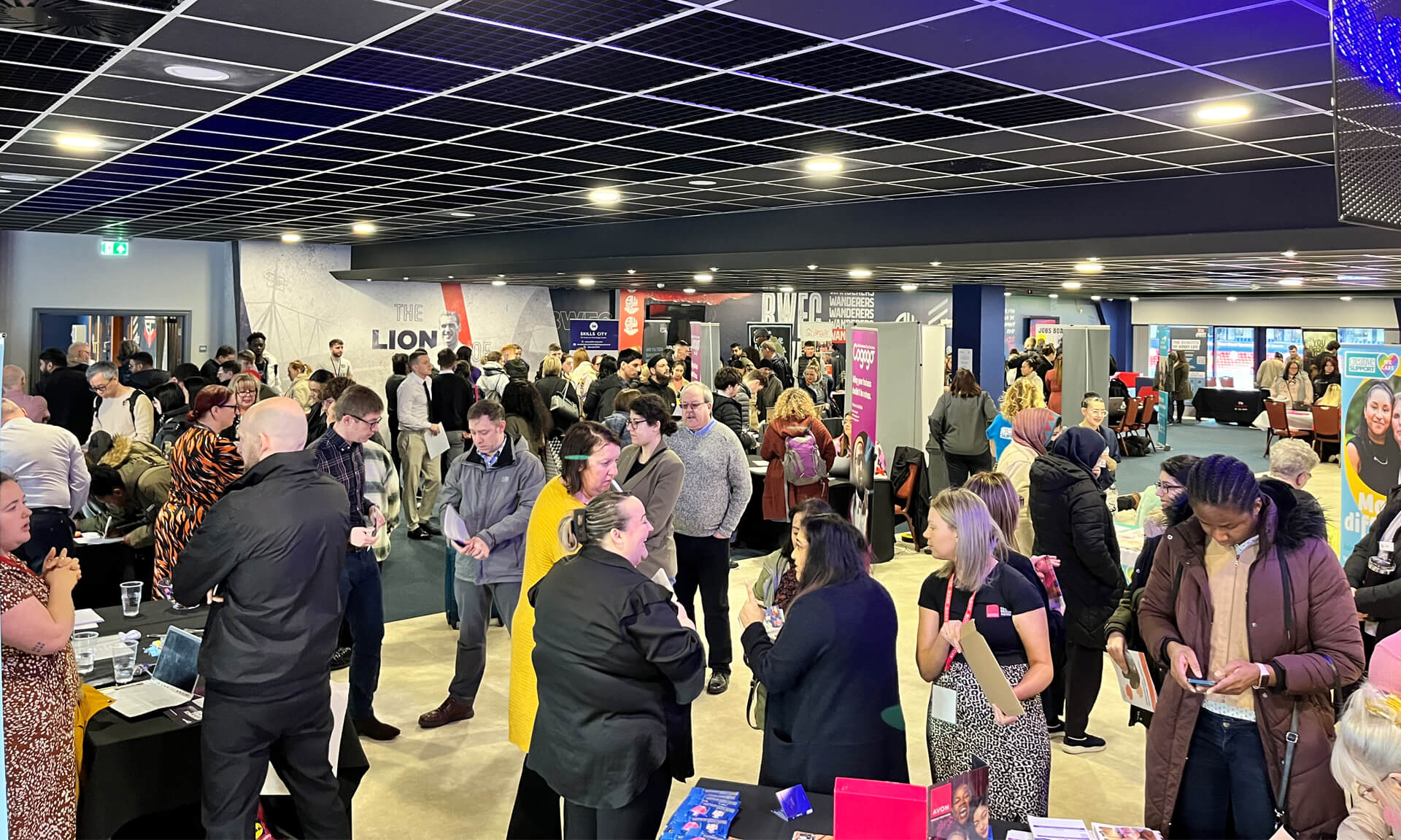 Bolton Jobs Fair in action