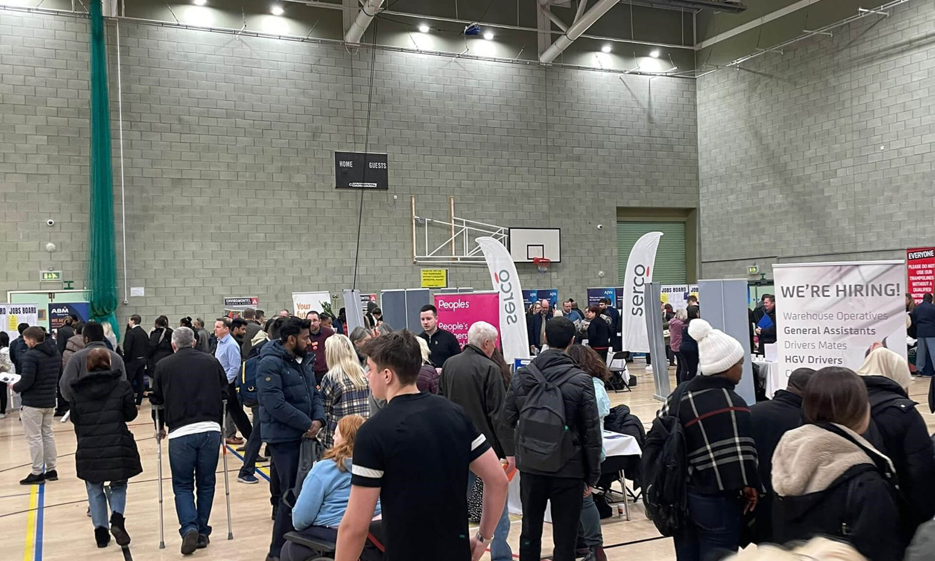 Crawley Jobs Fair in action