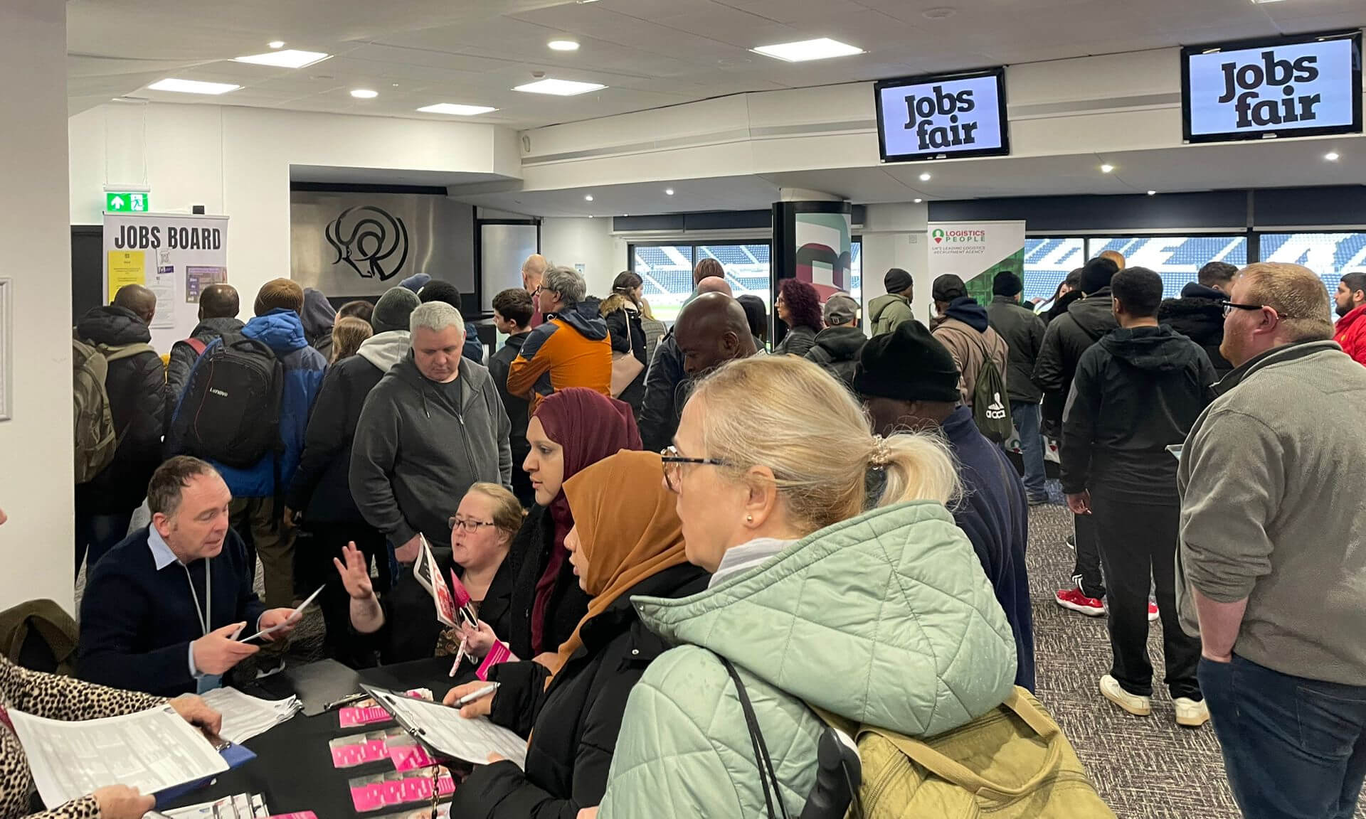 Derby Jobs Fair in action