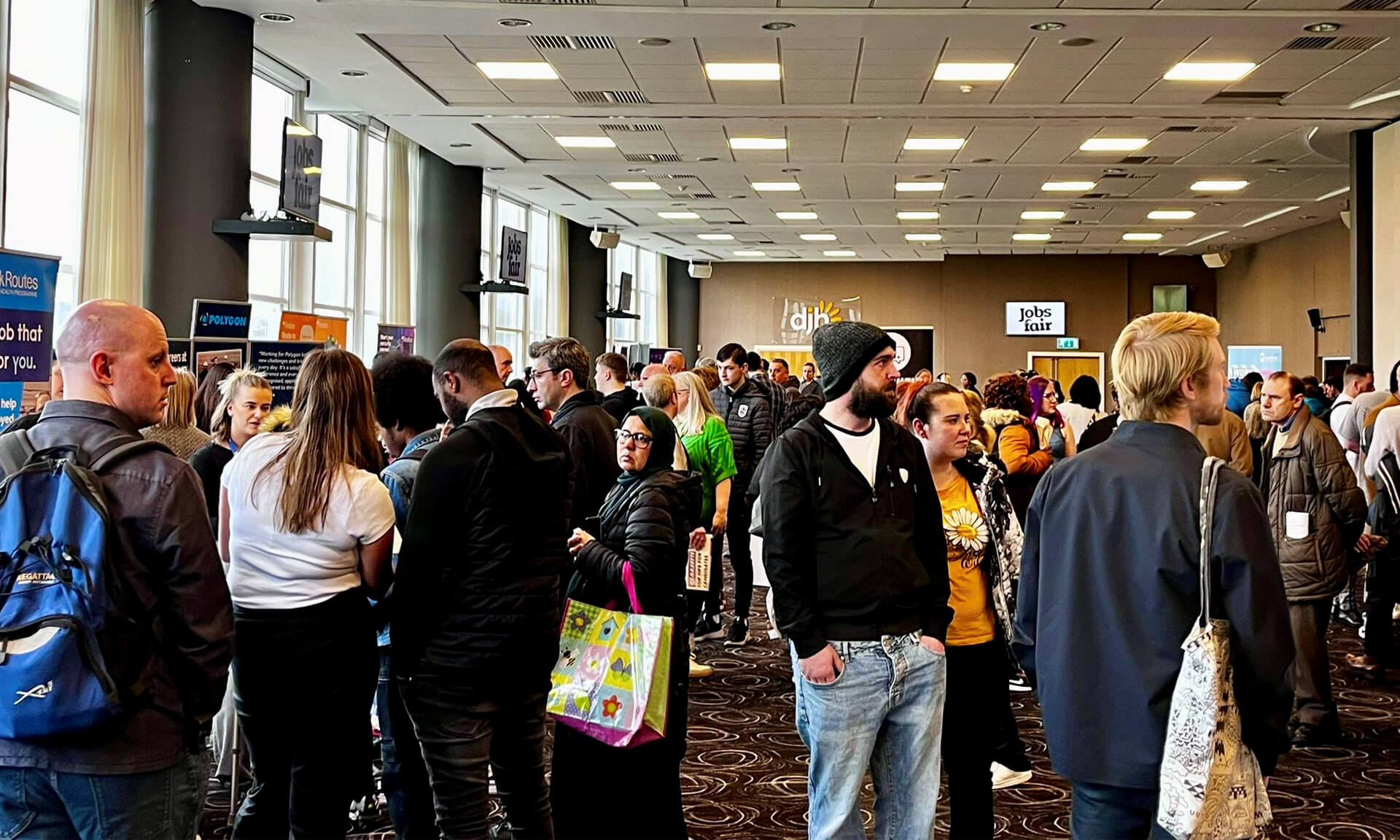 Huddersfield Jobs Fair in action