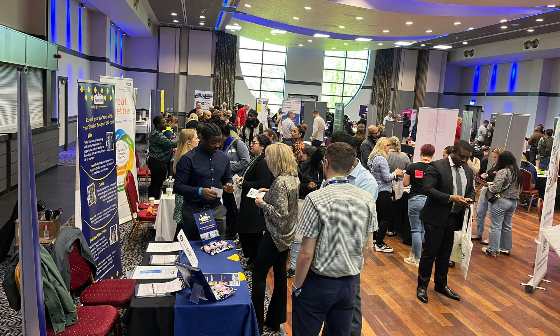 Luton Jobs Fair in action