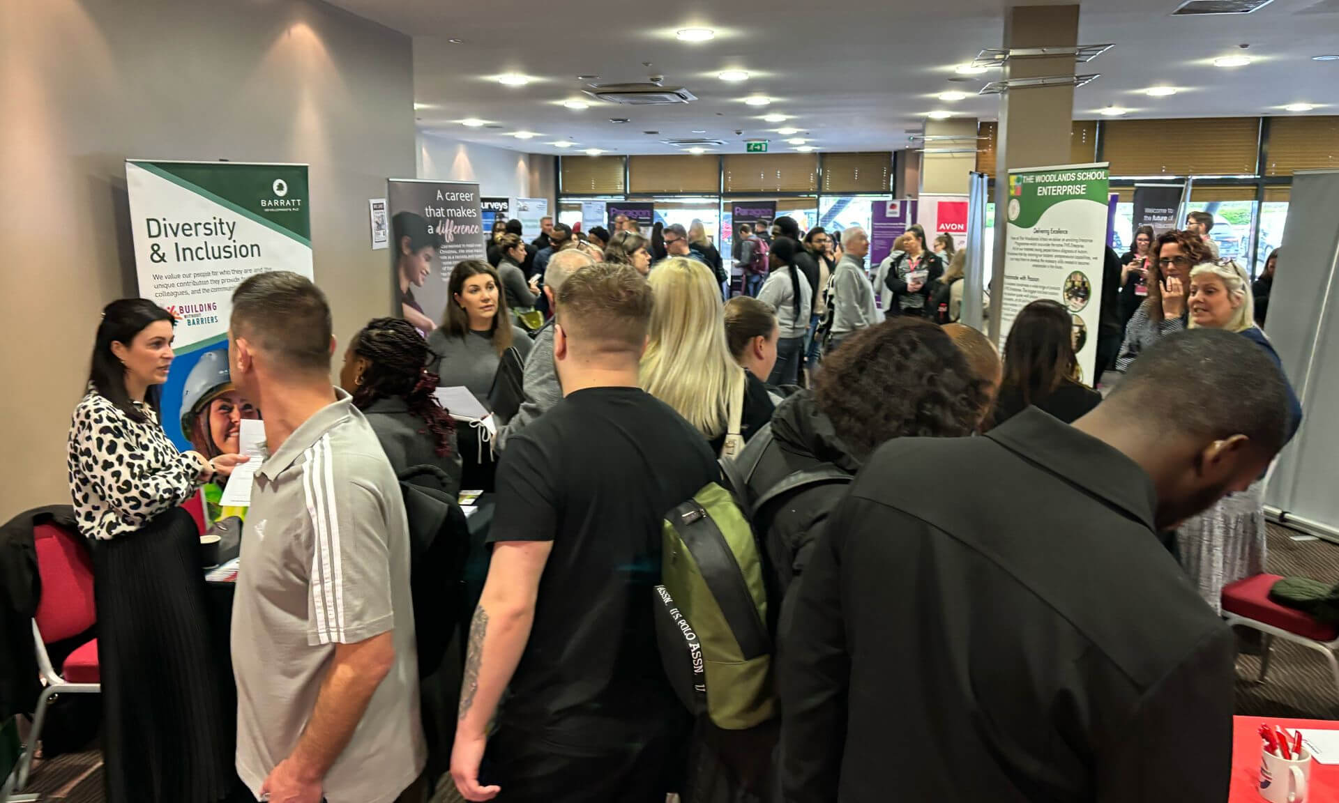 Milton Keynes Jobs Fair in action