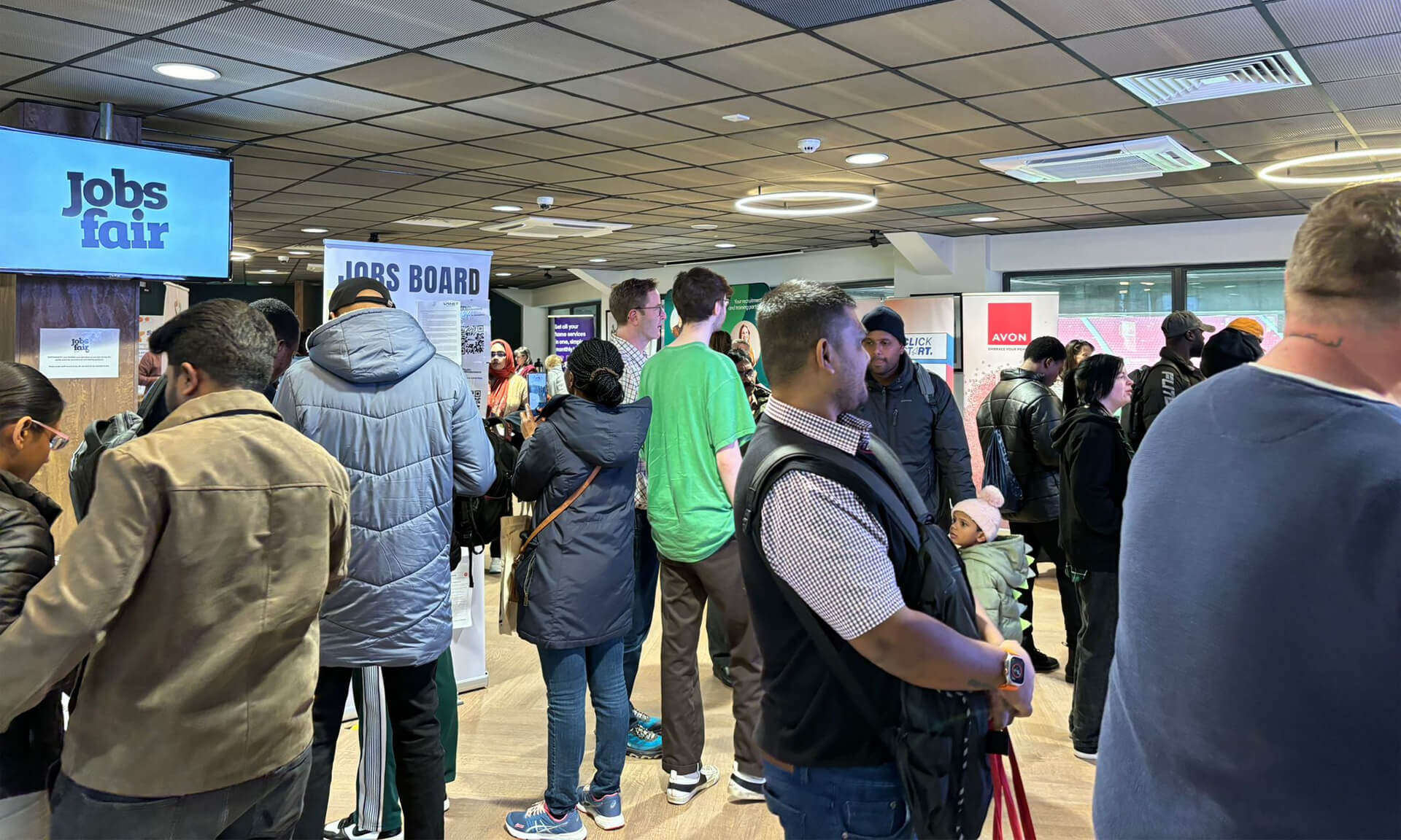 Middlesbrough Jobs Fair in action