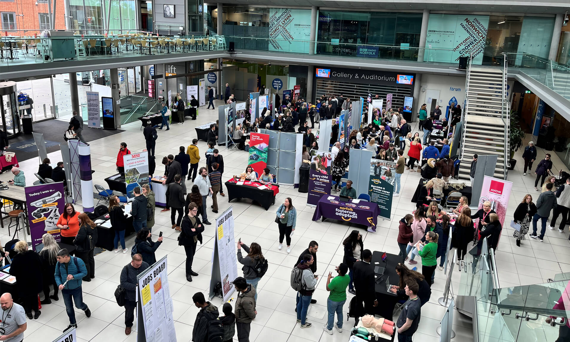 Norwich Jobs Fair in action