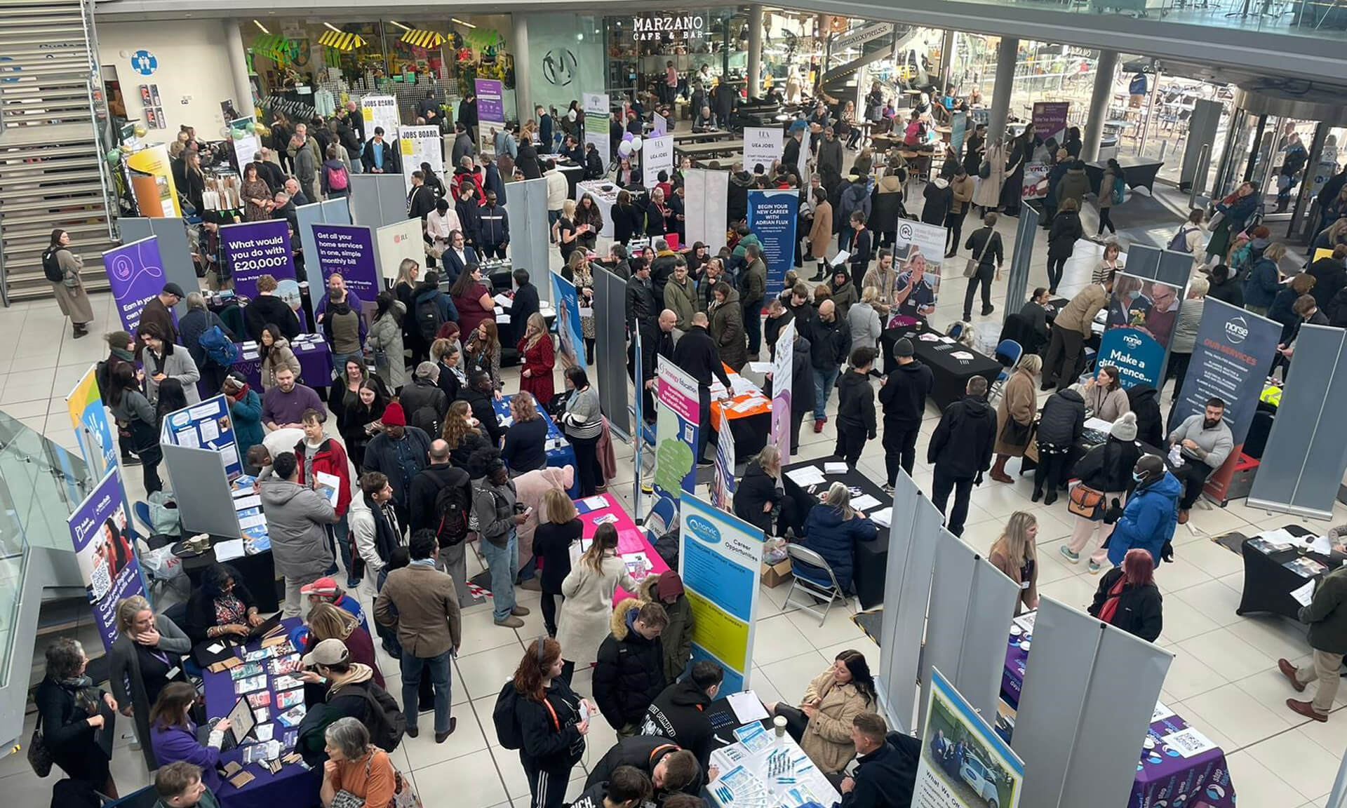 Norwich Jobs Fair in action