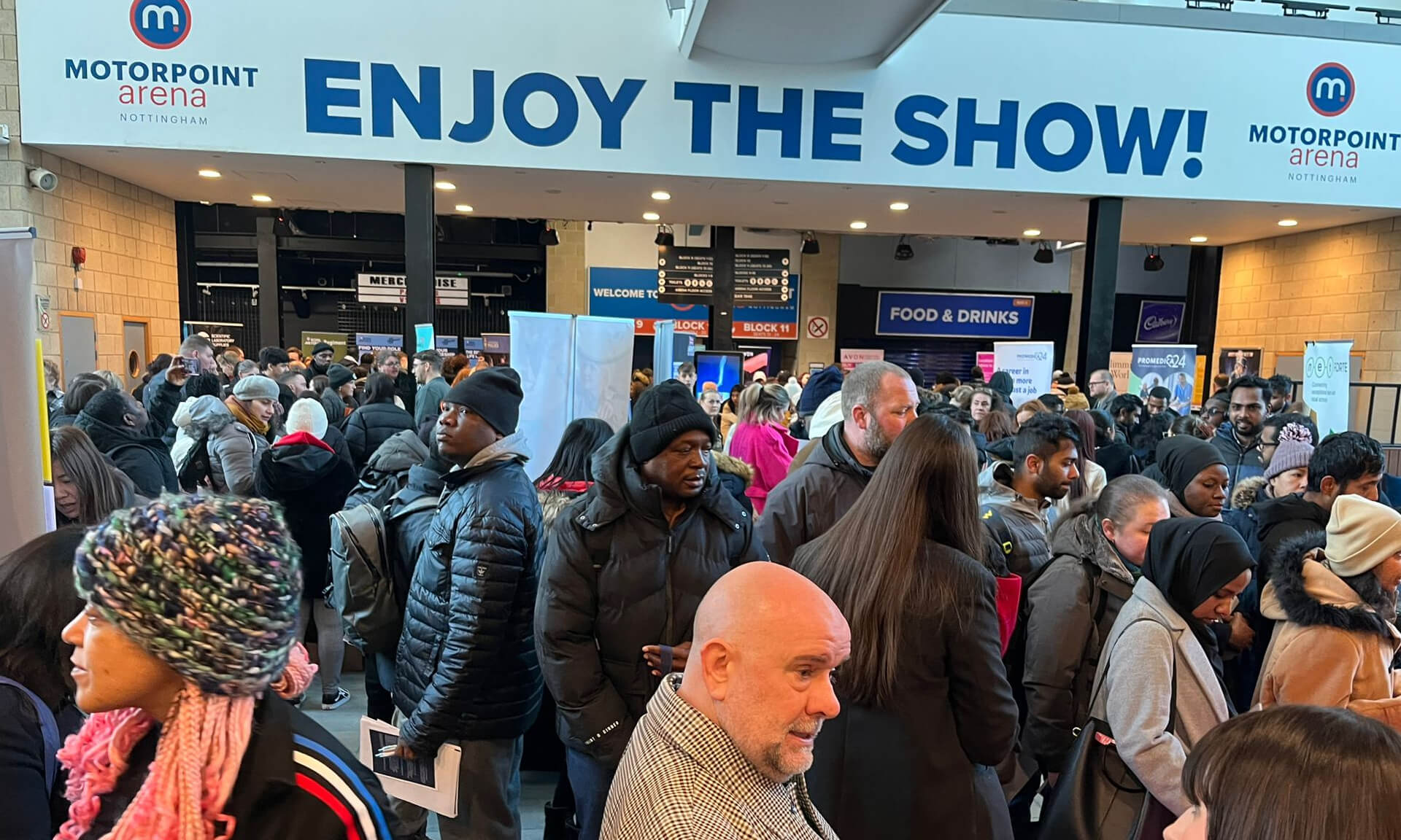 Nottingham Jobs Fair in action