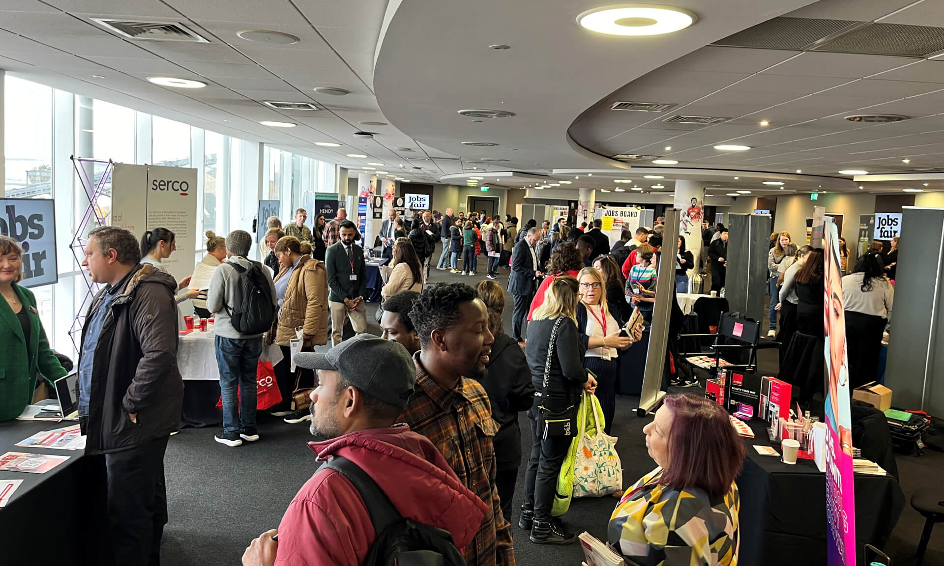 Southampton Jobs Fair in action