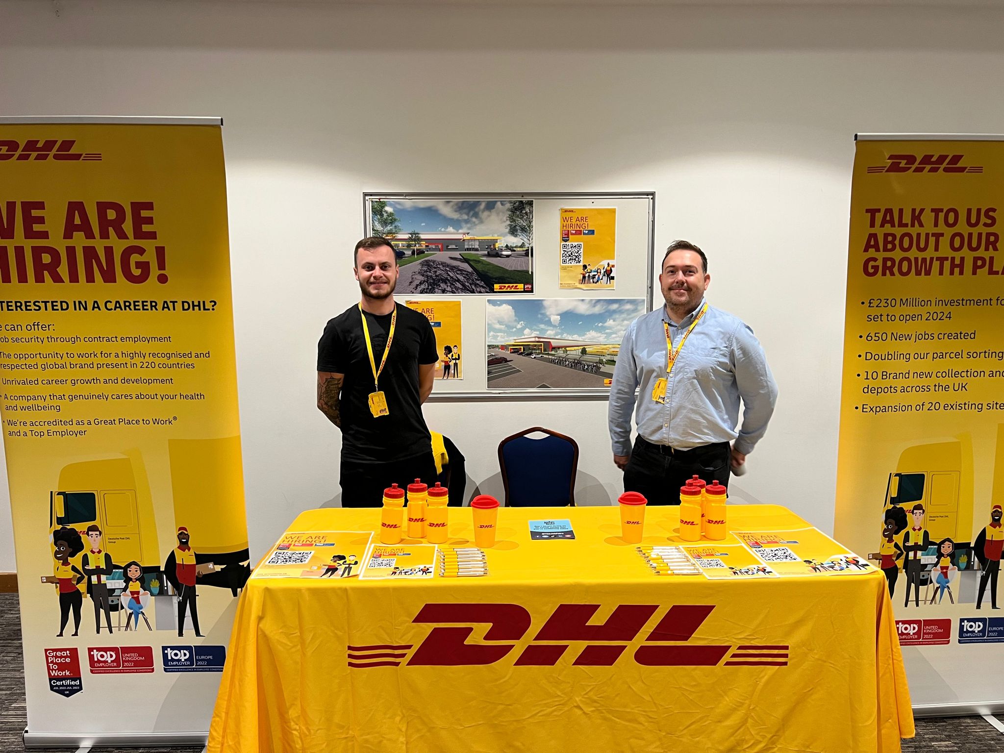 DHL at our event in Coventry