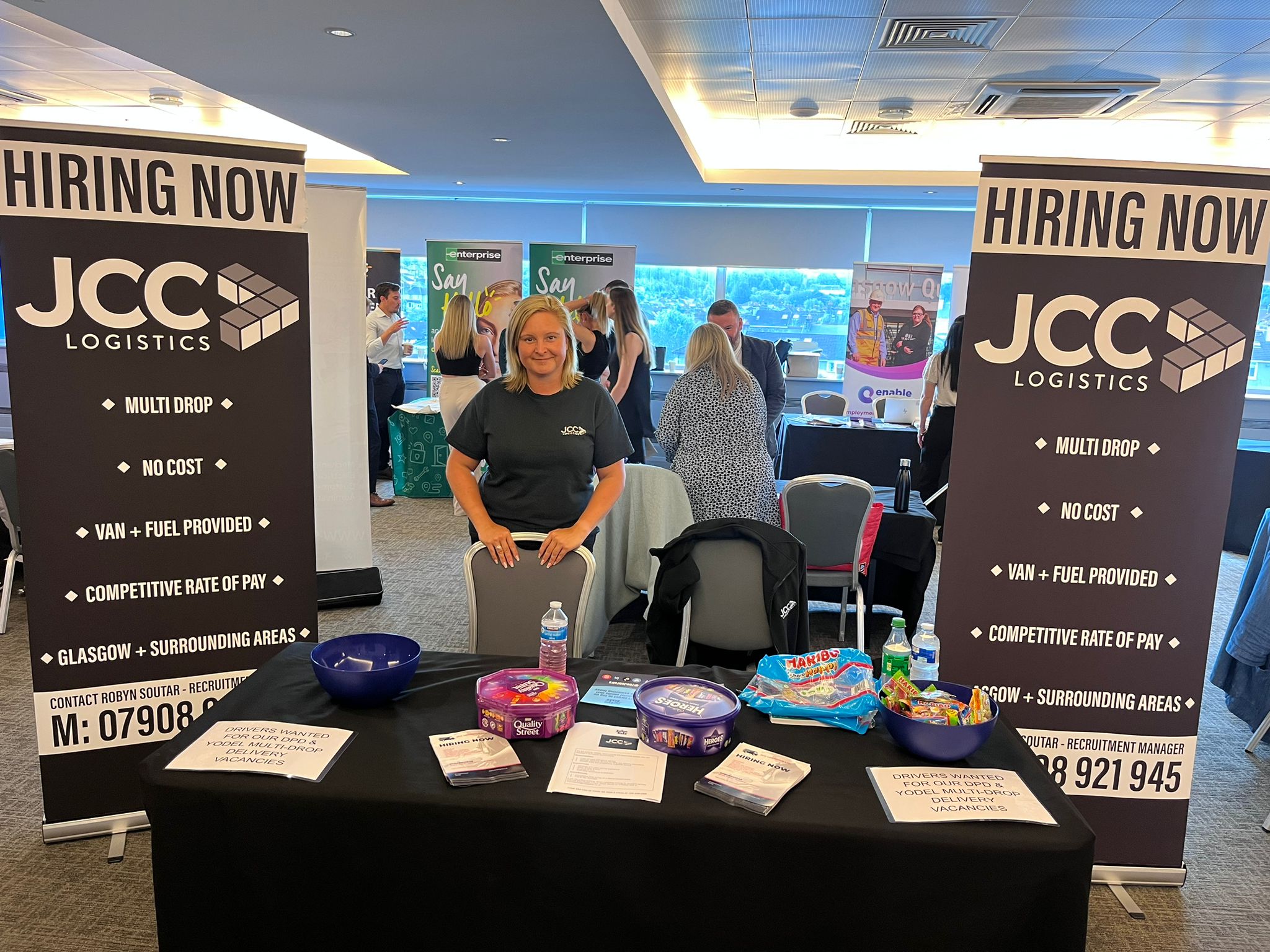JCC Logistics at our event in Glasgow