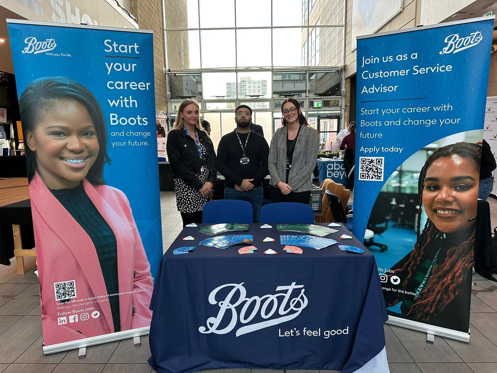 Boots at our event in Nottingham