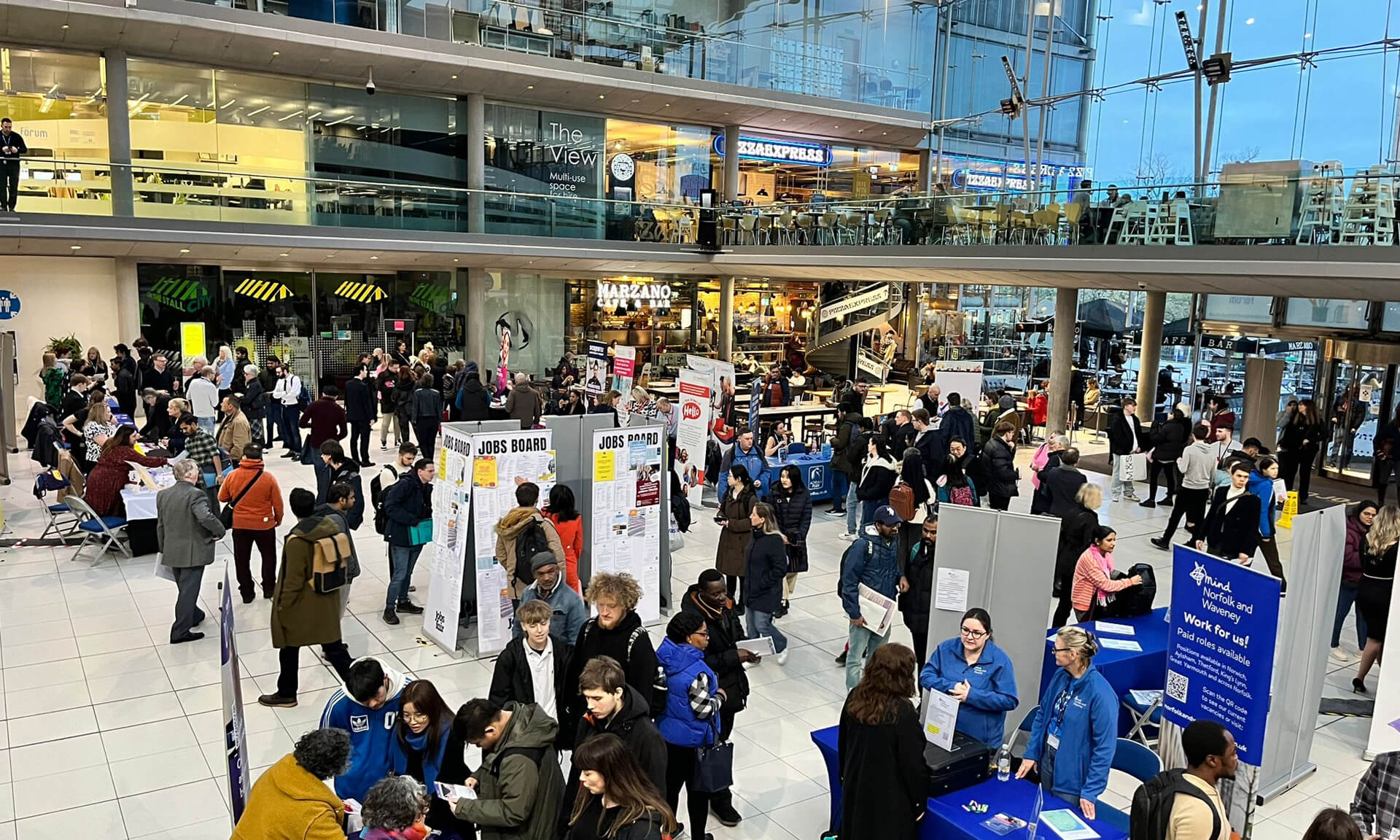 Norwich Jobs Fair in action