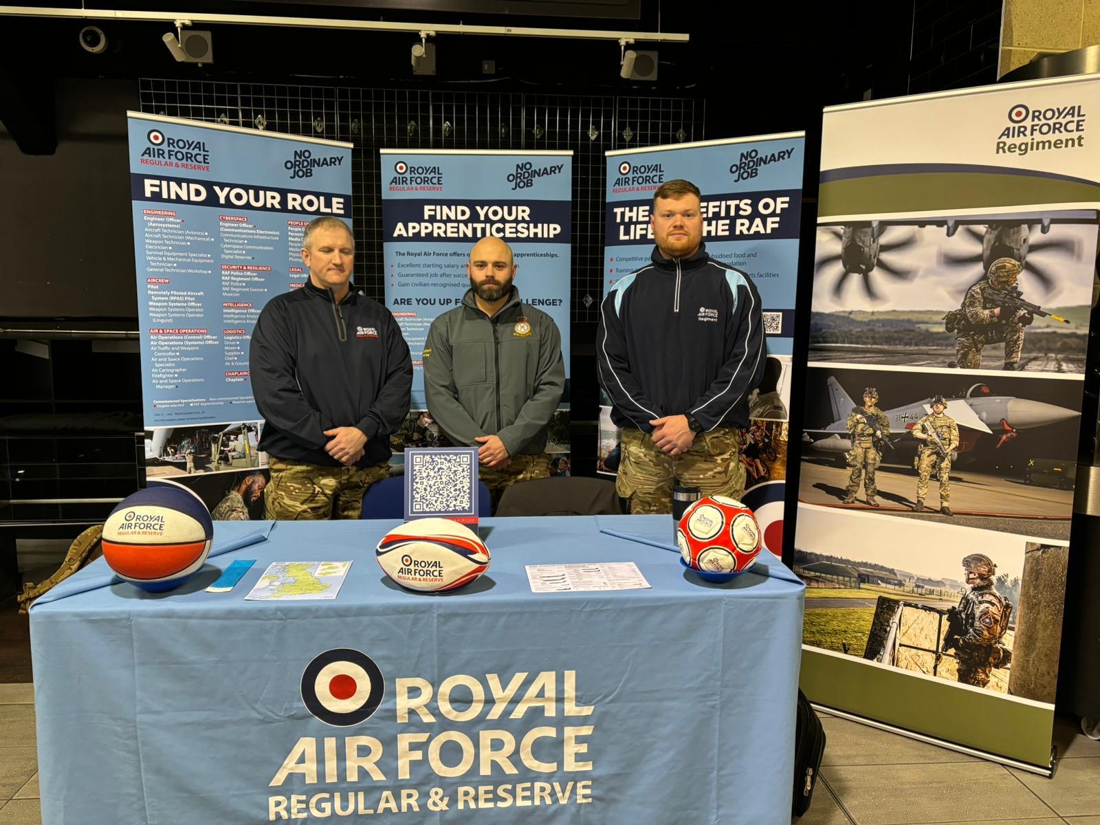 Royal Air Force at our event in Nottingham
