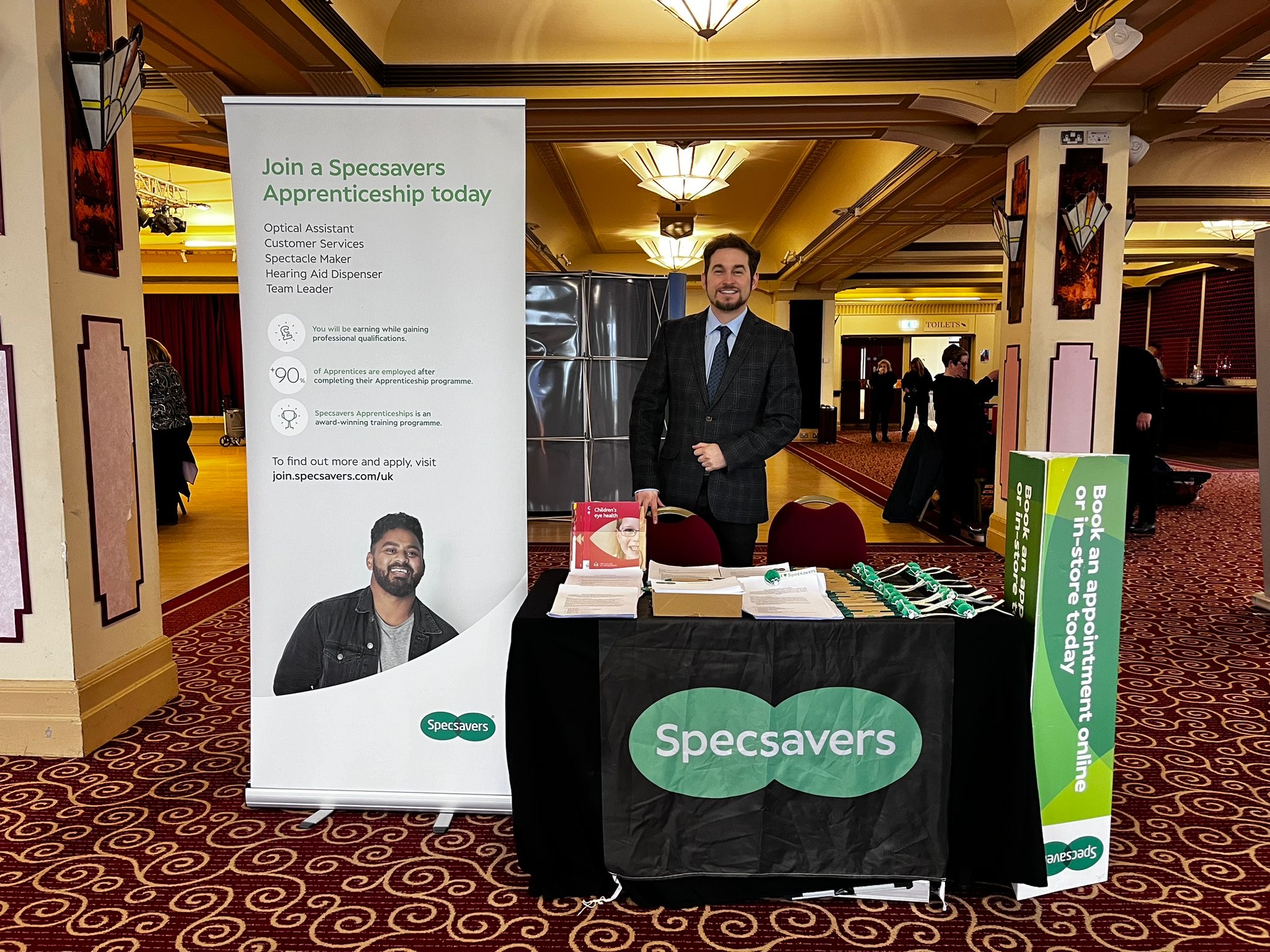 Specsavers at our event in Bournemouth