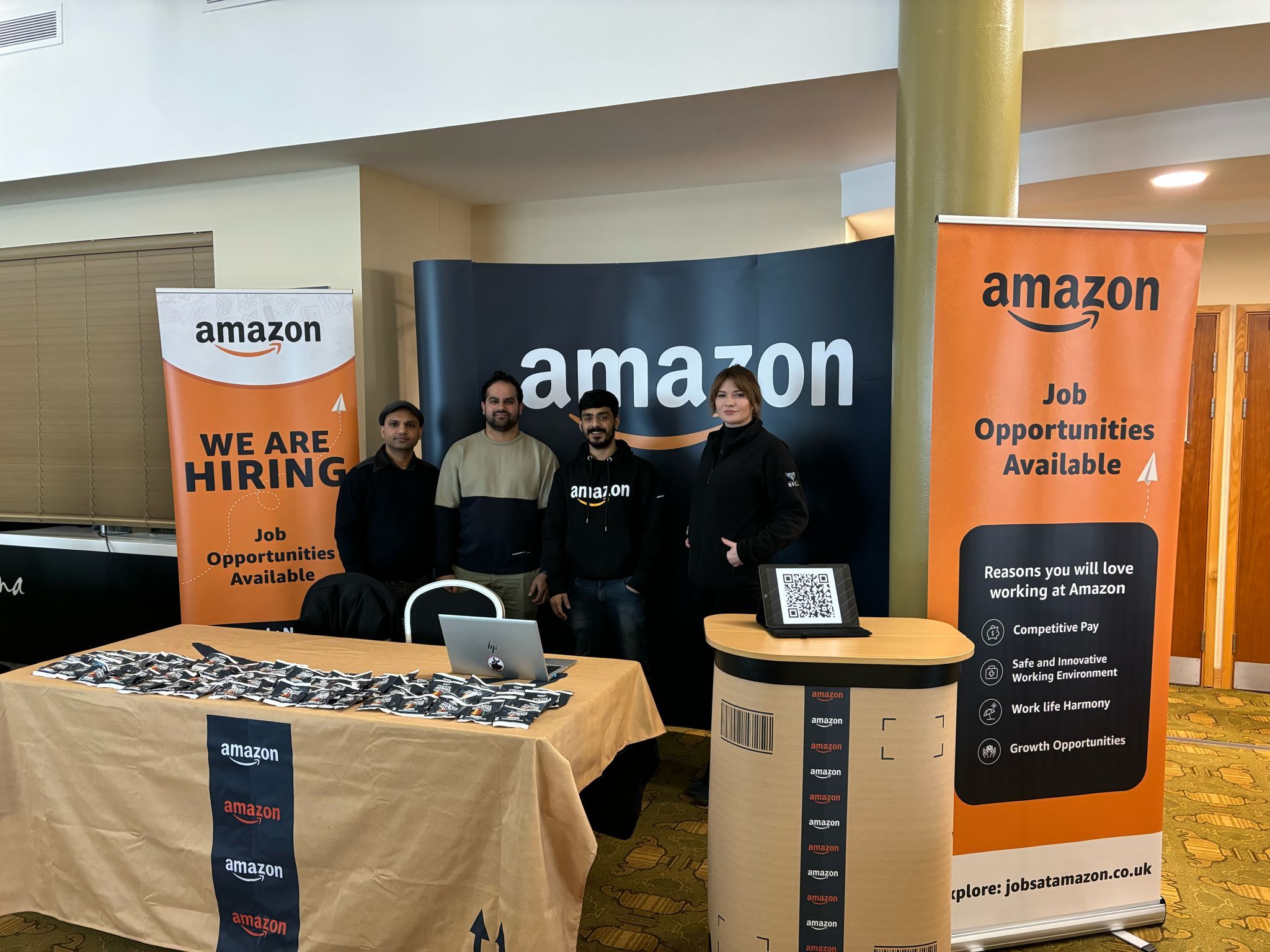 Amazon at our event in Cheltenham & Gloucester