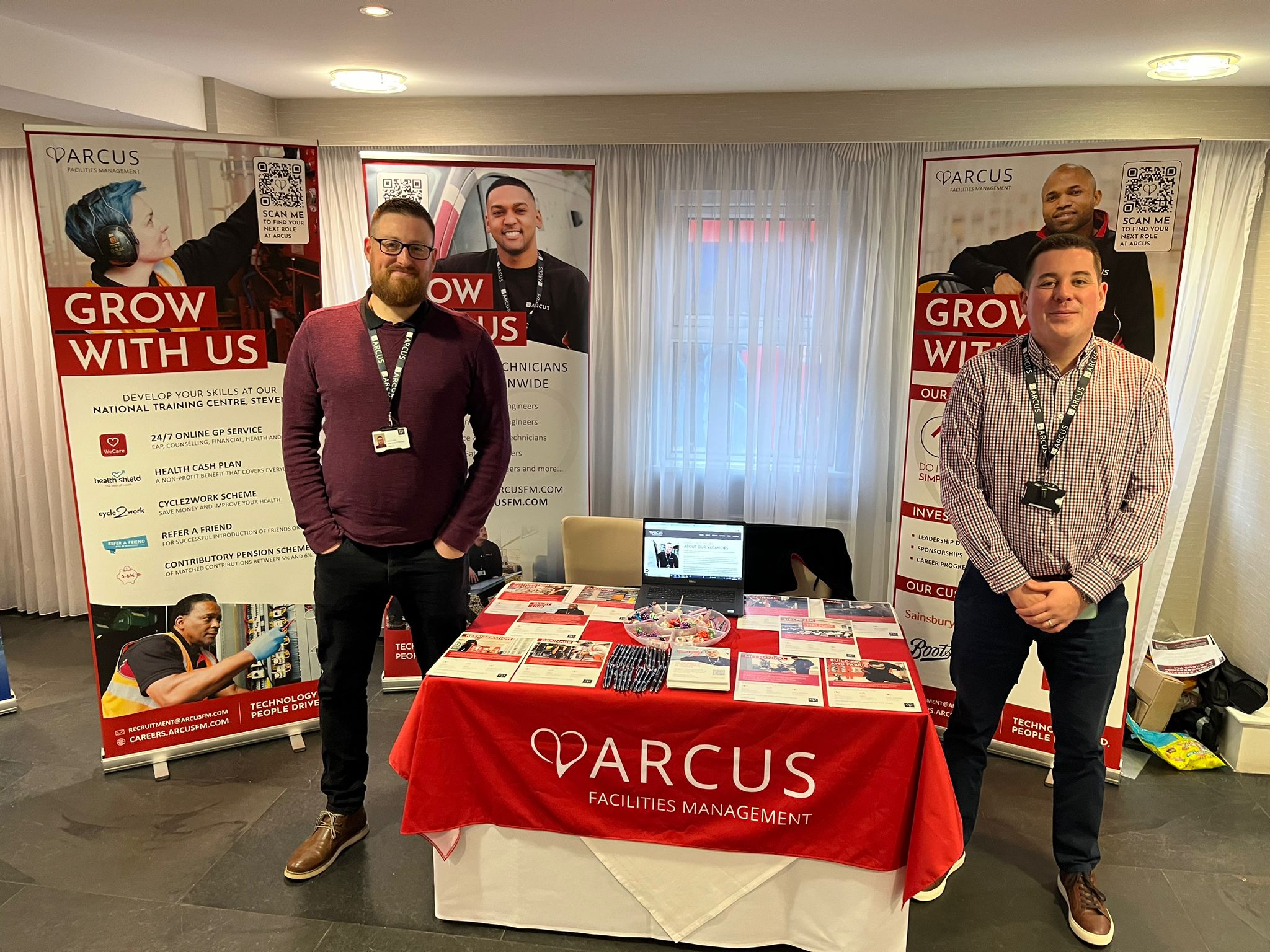 Arcus FM at our event in South London